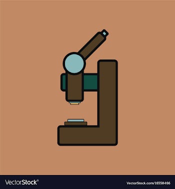 Flat icon design collection laboratory microscope vector image