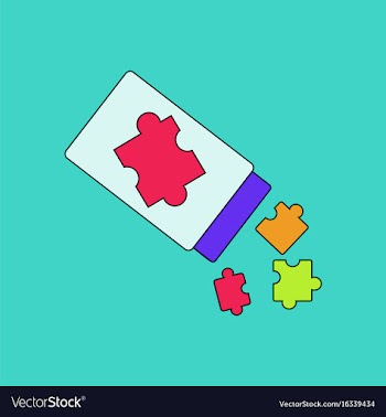 Flat icon design collection last piece puzzle vector image