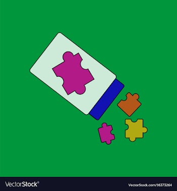 Flat icon design collection last piece puzzle vector image