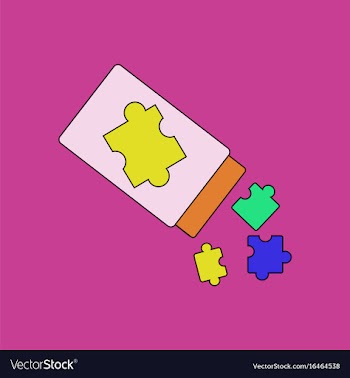 Flat icon design collection last piece puzzle vector image