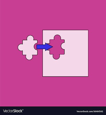 Flat icon design collection last piece puzzle vector image
