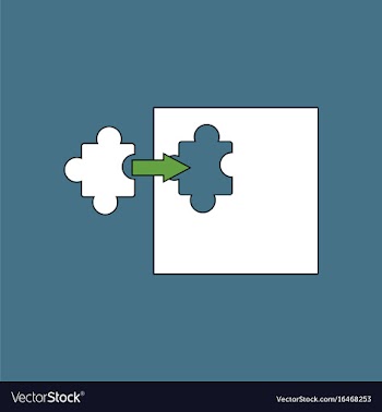 Flat icon design collection last piece puzzle vector image