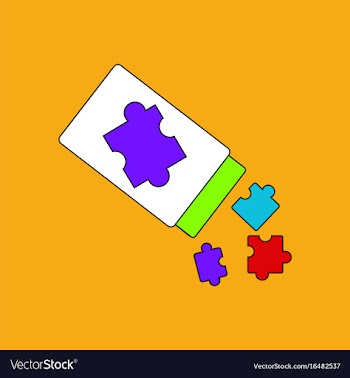 Flat icon design collection last piece puzzle vector image