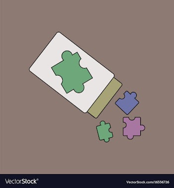 Flat icon design collection last piece puzzle vector image