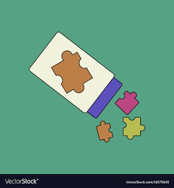 Flat icon design collection last piece puzzle vector image