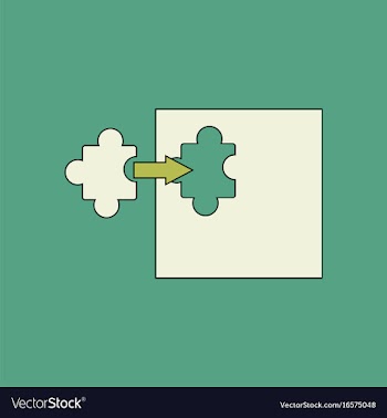 Flat icon design collection last piece puzzle vector image