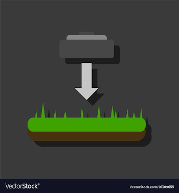 Flat icon design collection lay a mine in sticker vector image