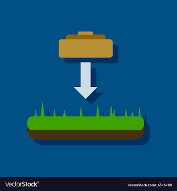 Flat icon design collection lay a mine in sticker vector image