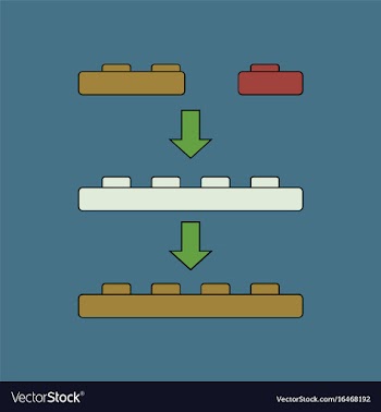 Flat icon design collection lego constructor vector image