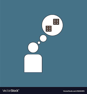 Flat icon design collection man silhouette think vector image