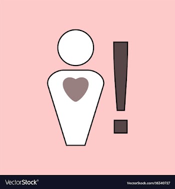Flat icon design collection man with heart sign vector image
