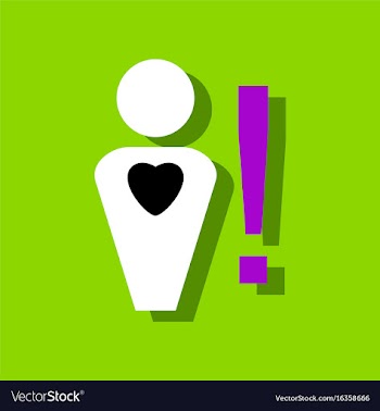 Flat icon design collection man with heart sign vector image