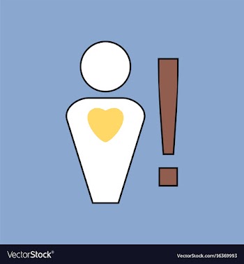 Flat icon design collection man with heart sign vector image