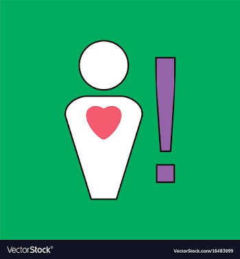 Flat icon design collection man with heart sign vector image
