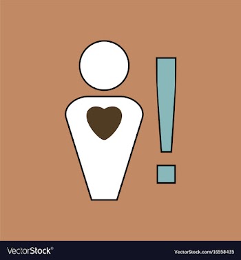 Flat icon design collection man with heart sign vector image