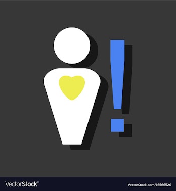 Flat icon design collection man with heart sign vector image
