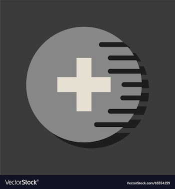 Flat icon design collection medical cross in vector image
