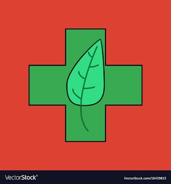 Flat icon design collection medical cross with vector image