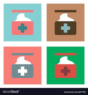Flat icon design collection medical napkins vector image