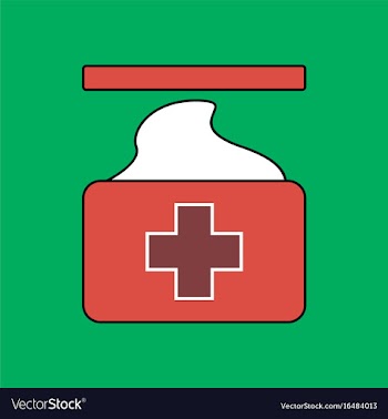 Flat icon design collection medical napkins vector image