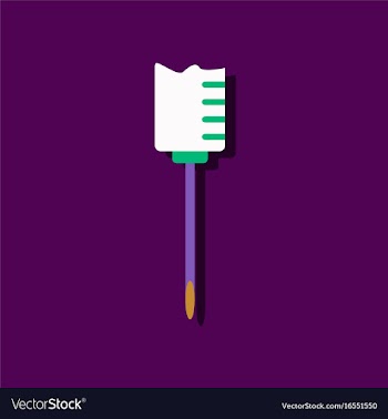 Flat icon design collection medical syringe in vector image