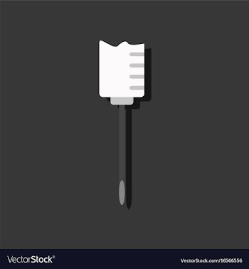 Flat icon design collection medical syringe in vector image