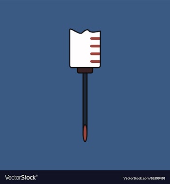 Flat icon design collection medical syringe vector image
