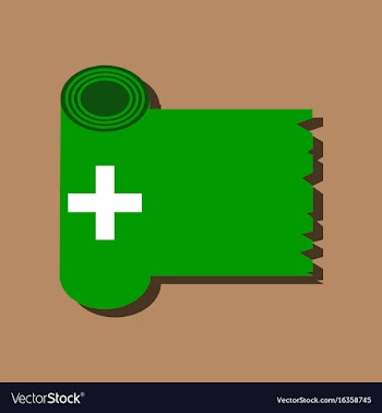 Flat icon design collection medicine napkins in vector image