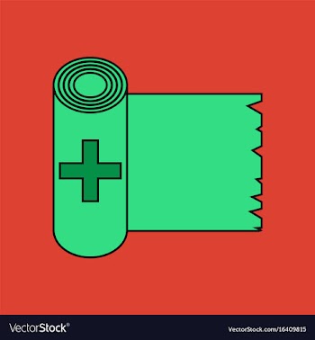 Flat icon design collection medicine napkins vector image