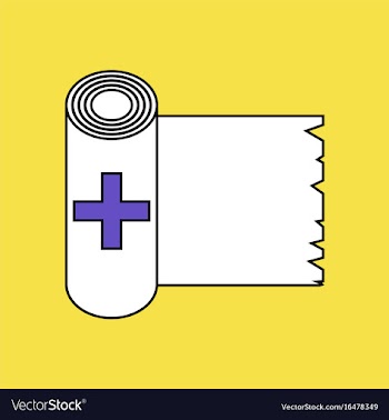 Flat icon design collection medicine napkins vector image