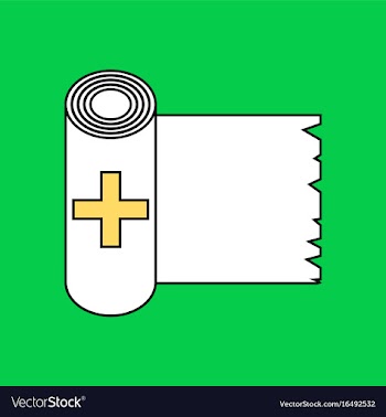 Flat icon design collection medicine napkins vector image