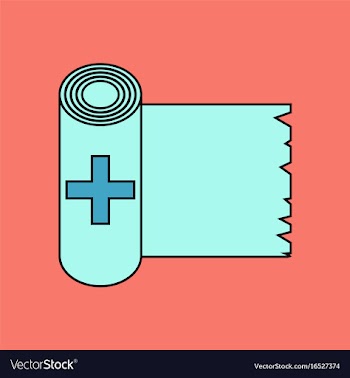 Flat icon design collection medicine napkins vector image