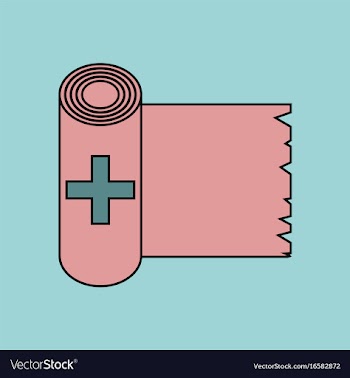 Flat icon design collection medicine napkins vector image