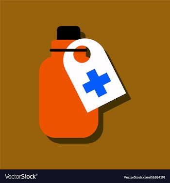 Flat icon design collection medicines bank in vector image