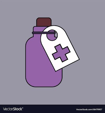 Flat icon design collection medicines bank vector image