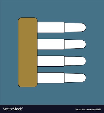 Flat icon design collection military ammunition vector image
