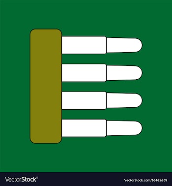 Flat icon design collection military ammunition vector image