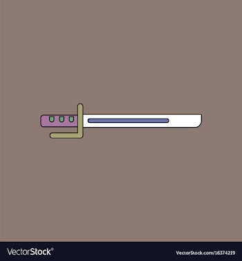 Flat icon design collection military bayonet knife vector image