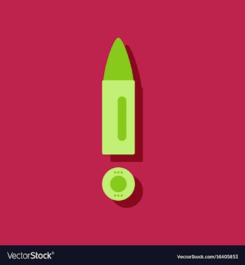 Flat icon design collection military bullet and vector image