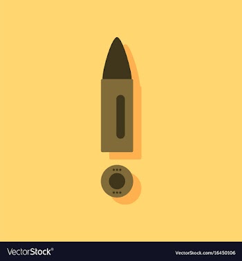 Flat icon design collection military bullet and vector image