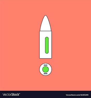 Flat icon design collection military bullet and vector image