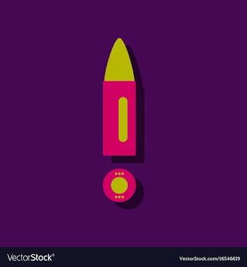 Flat icon design collection military bullet and vector image