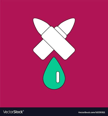 Flat icon design collection military bullets and vector image