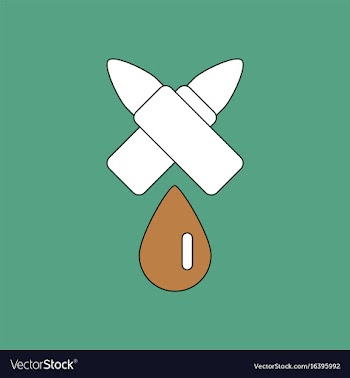 Flat icon design collection military bullets and vector image