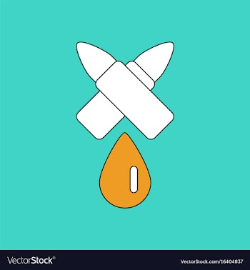 Flat icon design collection military bullets and vector image