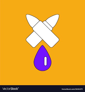 Flat icon design collection military bullets and vector image
