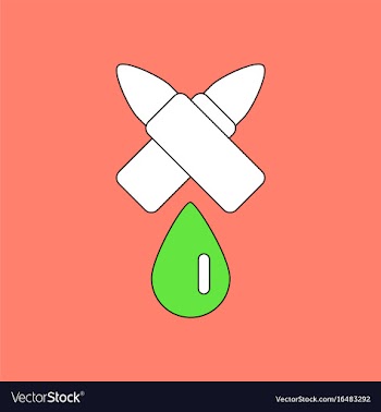 Flat icon design collection military bullets and vector image