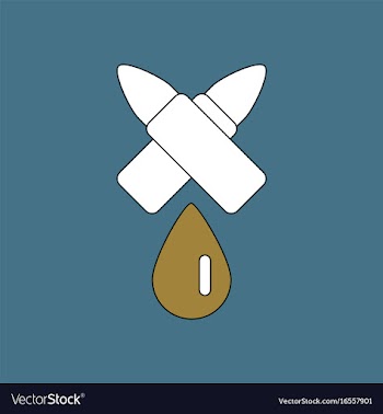 Flat icon design collection military bullets and vector image