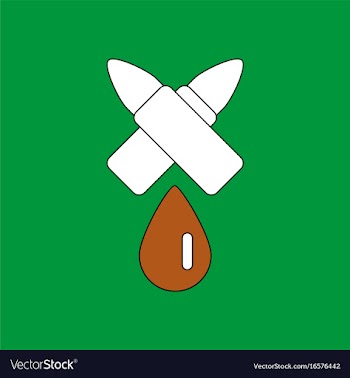 Flat icon design collection military bullets and vector image