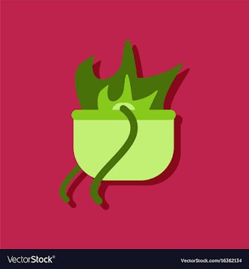 Flat icon design collection military cauldron pot vector image